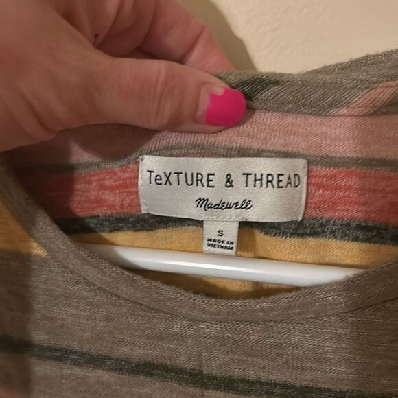 Madewell Texture & Thread Modern Tie-Front Top - Picture 3 of 5